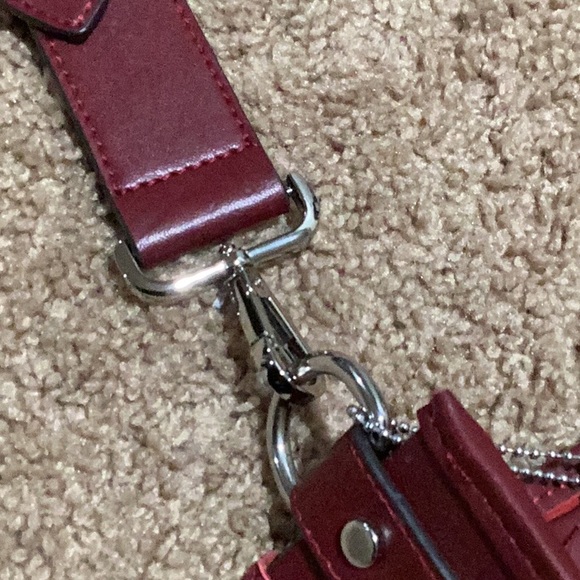 Colab NWOT Burgundy Leather shoulder Bag - see description - Picture 12 of 12
